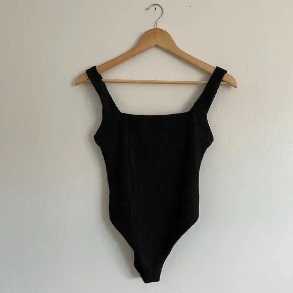 NWT Show Me Your Mumu The Scrunch One Piece Black Swimsuit Sz Small - Picture 5 of 10